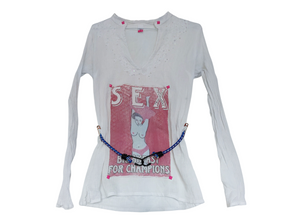 Longsleeve Knittershirt XXX Breakfast for Champions