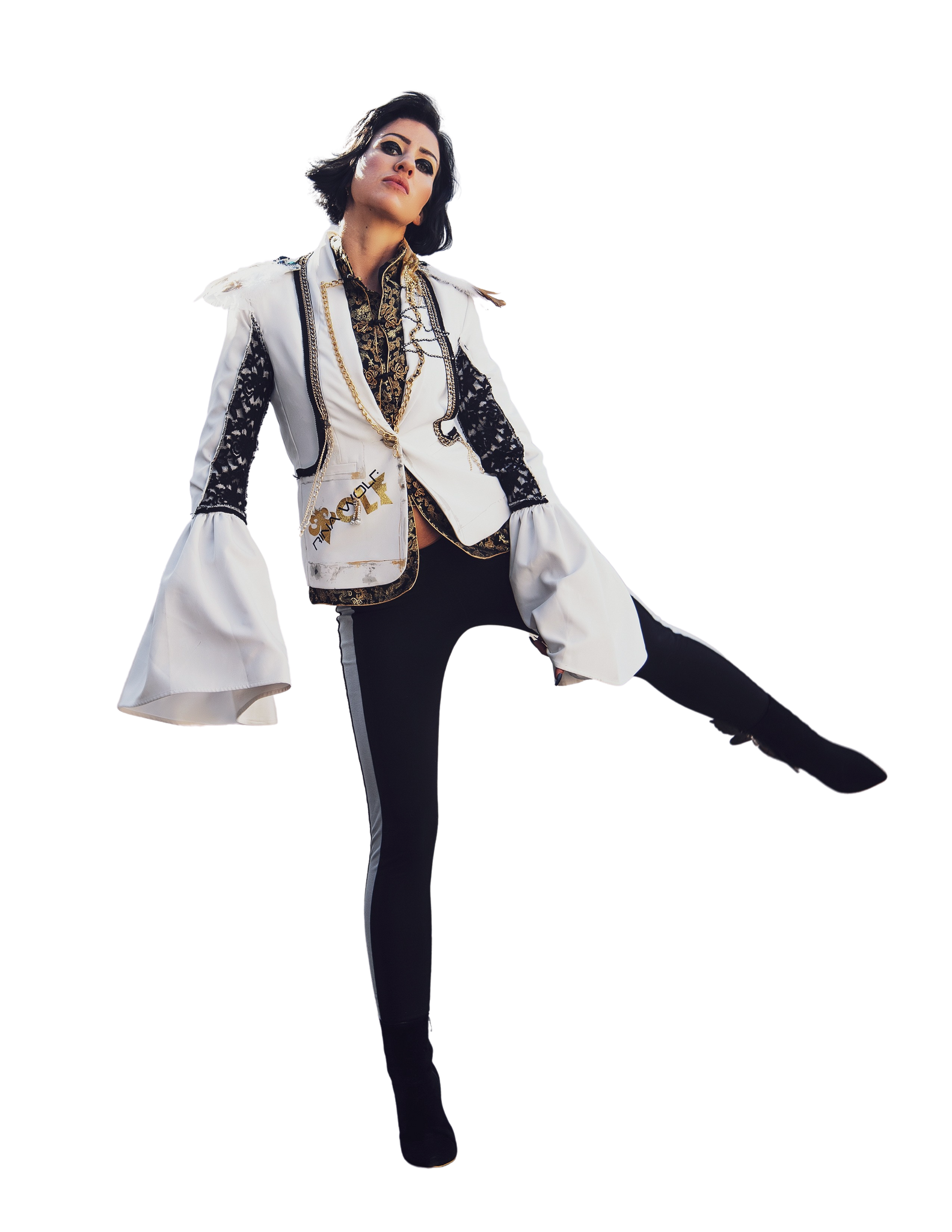 Blazer SOLIVAGANT mit integrierter Satinbluse