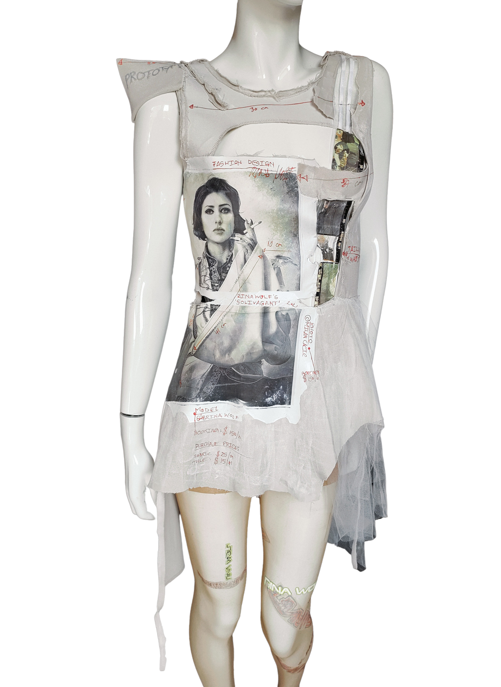 Haute Couture Kleid DATA THIEF