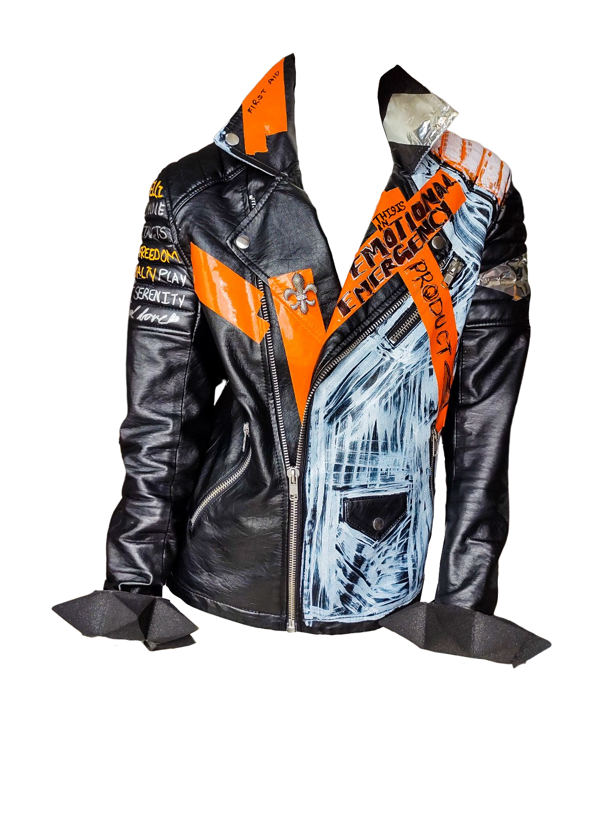 Unisex Lederjacke WOLF CODE