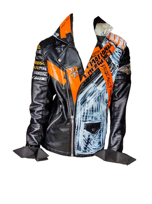 Unisex Lederjacke WOLF CODE